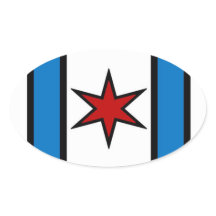 Moderner Schild-Oval-Aufkleber