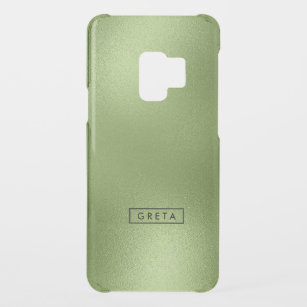 Moderner, schimmernder grüner Hintergrund Uncommon Samsung Galaxy S9 Hülle