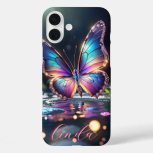 Moderner Schmetterling Mit Monogramm Case-Mate iPhone 16 Plus Hülle