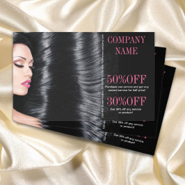 Moderner Schönheitssalon Hair Stylist Flyer