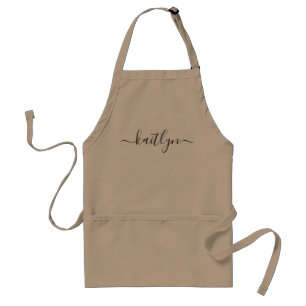 Moderner Schriftname Geschenk für sie Personalisie Schürze