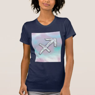 Moderner Schütze Zodiac zur Mutter von Pearl Style T-Shirt