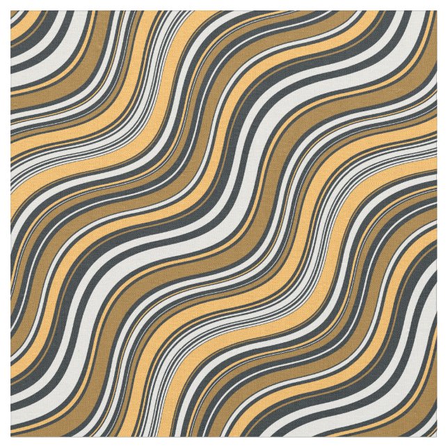 Moderner, schwarz-gelber Marmor, elegant Stoff (Nahaufnahme)