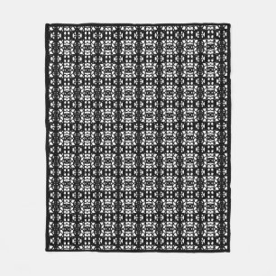 Moderner, schwarz-weiß-stilvoller Tao Fleecedecke
