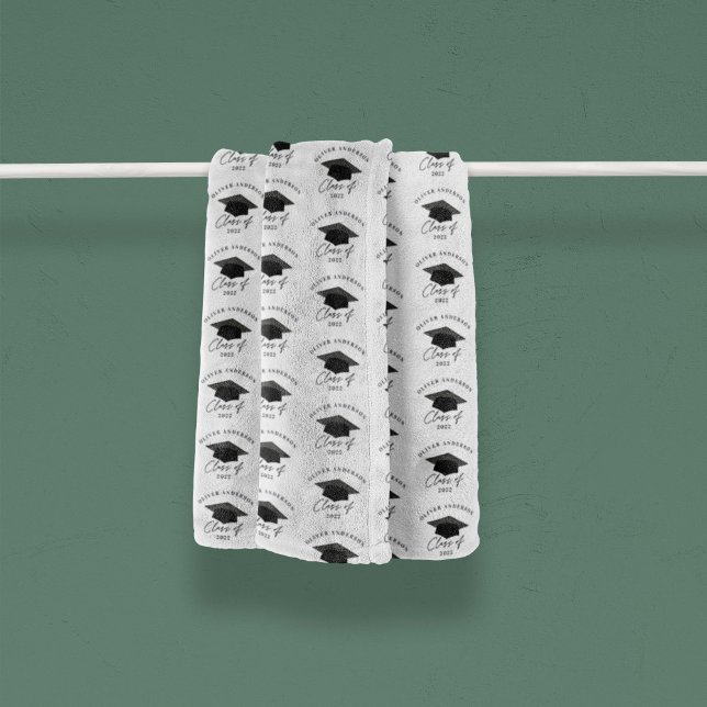 Moderner Schwarz-weißer Abschluss mit minimaler El Fleecedecke (Von Creator hochgeladen)