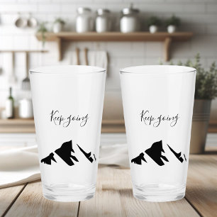 Moderner Schwarzer Behalt wird einfach Glas