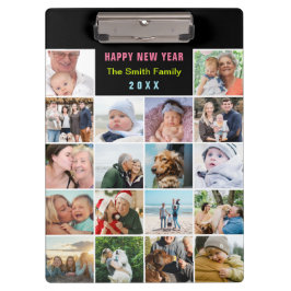 Moderner Schwarzer Familiensammler mit benutzerdef Klemmbrett