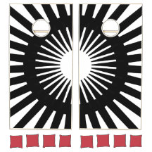 Moderner schwarzer geometrischer Sun