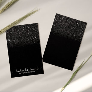 Moderner Schwarzer Glitzer-Earring-Display-Holder