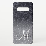 Moderner Schwarzer Glitzer Glitzern Personalisiert Samsung Galaxy S10  Hülle<br><div class="desc">Mit der Einführung unseres atemberaubenden Glitzern Personalisierter Name, exklusiv auf Zazzle erhältlich! Fügen Sie dem Alltag eine Touch der Eleganz hinzu und funkeln Sie mit diesem maßgeschneiderten Artikel. Unser Personalisiert Name-Produkt aus dem modernen Schwarzen Glitzer ist mit einem schwarzen Hintergrund geschmückt mit faszinierenden Glitzern. Die Kombination aus Schwarz und Glitzer...</div>