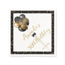 Moderner Schwarzer Glitzer Sparkasse jeden Geburts