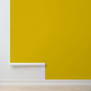 Moderner Senfgelb schlichte Vollfarbe Tapete