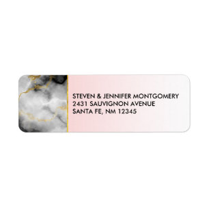 Moderner Smoky-Graumarmor mit Goldband