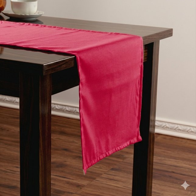 Moderner Solid Goji Berry Kurz Table Runner für De Kurzer Tischläufer (Stylish Goji Berry Solid Short Table Runner Design)