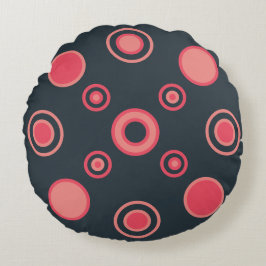 Moderner Sommersonnensaal Mitte des Jahrhunderts Rundes Kissen