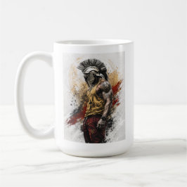 Moderner spartanischer Krieger – Alte Stärke moder Kaffeetasse