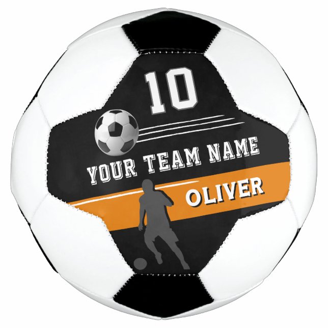 Moderner Spielername Nummer Team Fußball (Vorderseite)
