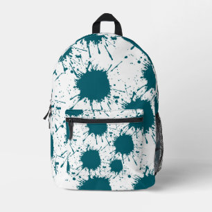 Moderner Spritzer für Grün- und Weißpinsel Bedruckter Rucksack