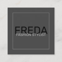 Moderner Square Black Fashion Stylist