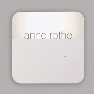 Moderner Square Study Earring Display Holder Squar Quadratische Visitenkarte