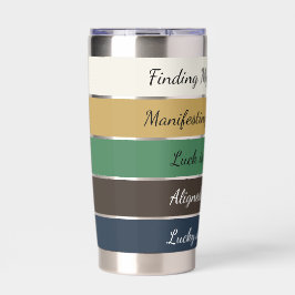 Moderner St. Patrick’s Day Farbverlauf Thermobecher