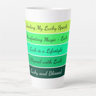 Moderner St. Patrick’s Day Gradient Milchtasse