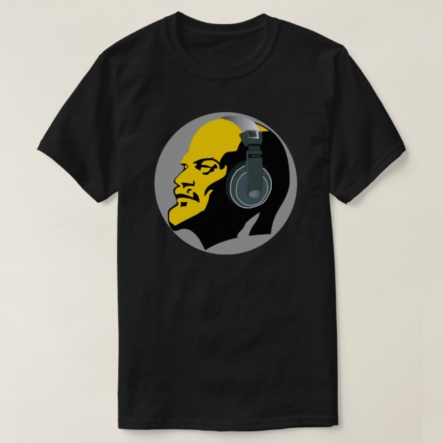 MODERNER STÄDTISCHER LENIN MIT KOPFSTEINEN T-Shirt (Design vorne)