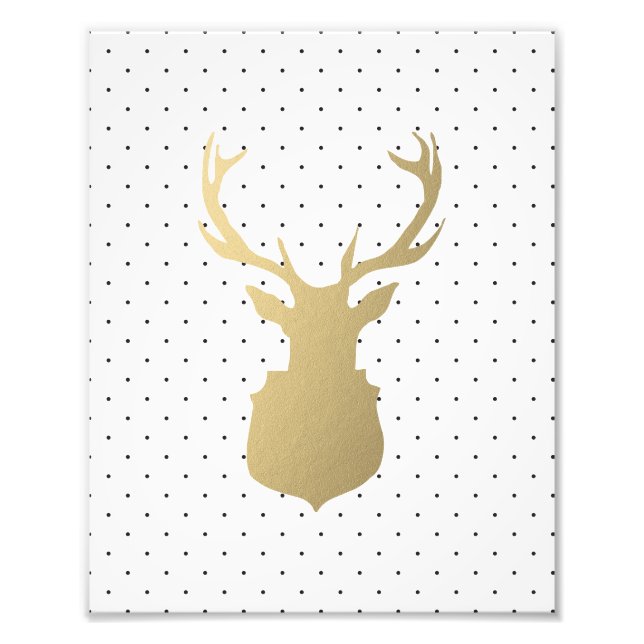 Moderner Stag | Holiday Art Print Fotodruck (Vorne)