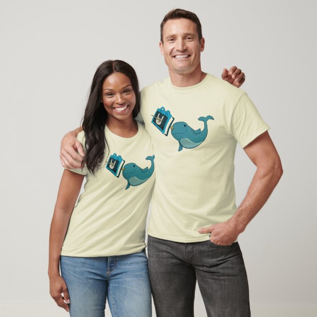 Moderner Stamm Narwhal T-Shirt (Unisex)