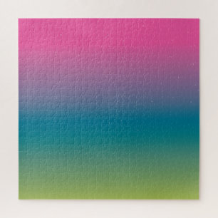 Moderner Sternenhimmel Farbverlauf Regenbogenfarbe Puzzle