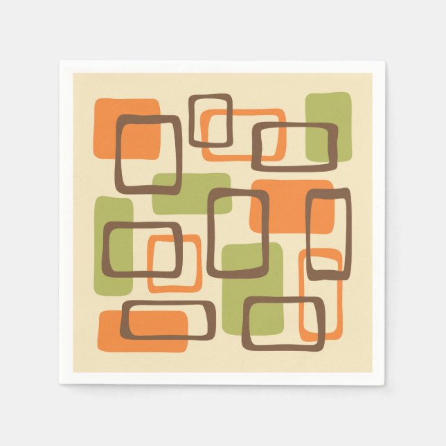 Moderner Stil des Mittelalters Serviette (Vorderseite)