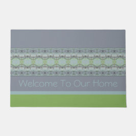 Moderner Stil Willkommen Fußmatte