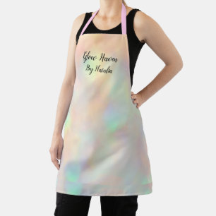 Moderner, stilvoller Holographic Beauty Salon Schürze