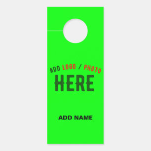 MODERNER STILVOLLER KUNSTSTOM NEON GREEN VERIFIED TÜRANHÄNGER