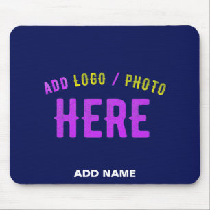 MODERNER STILVOLLER KUSTOM NAVY BLAUE VERIFIED MAR MOUSEPAD