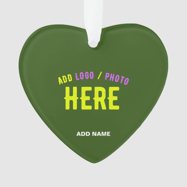 MODERNER STILVOLLER KUSTOM-WALD GRÜNE ÜBERPRÜFTE M ORNAMENT (Vorderseite)