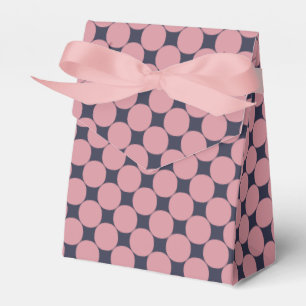 Moderner, stilvoller Pink Polka Dot Geschenkschachtel