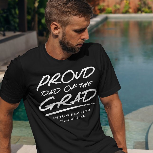 Moderner, stolzer Vater des Grad T-Shirt (Von Creator hochgeladen)