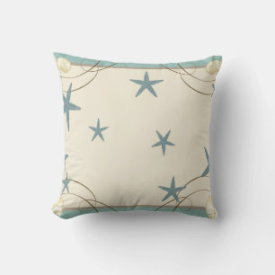 Moderner Strand-Haus-Dekorstarfish-Sand-Dollar Kissen
