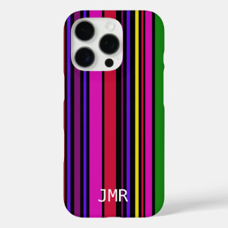 Moderner Strichcode-Designer für mehrere Farben iPhone 16 Pro Hülle
