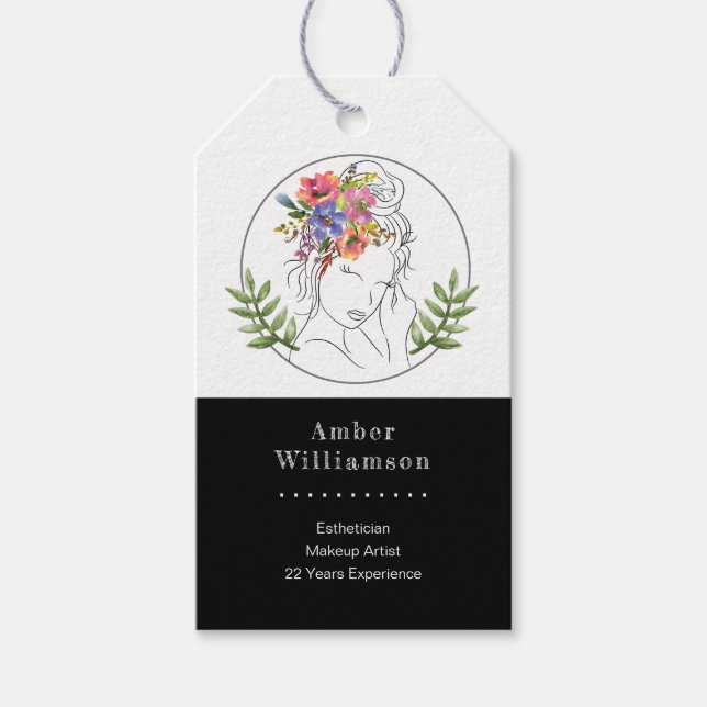 Moderner Stylist Wellness-Center des Östhetik Eleg Geschenkanhänger (Vorderseite)