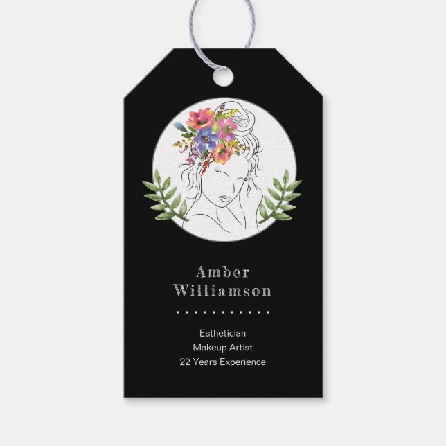 Moderner Stylist Wellness-Center des Östhetik Eleg Geschenkanhänger (Vorderseite)