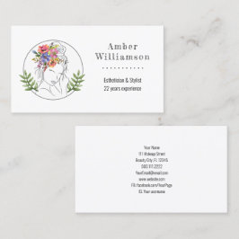 Moderner Stylist Wellness-Center des Östhetik Eleg Visitenkarte