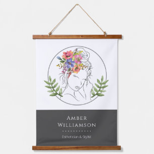 Moderner Stylist Wellness-Center des Östhetik Eleg Wandteppich Mit Holzrahmen