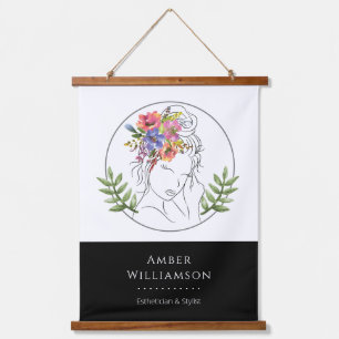 Moderner Stylist Wellness-Center des Östhetik Eleg Wandteppich Mit Holzrahmen