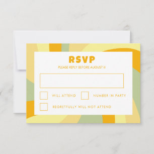 Moderner Swirl Star von David Custom Bar Bat Mitzv RSVP Karte