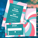 Moderner Swirl Star von David Custom Bar Bat Mitzv RSVP Karte<br><div class="desc">Perfekte RSVP Karte für eine Fledermausmitzvah, Bar mitzvah oder andere jüdische Feier! Handgemachte Kunst für Sie. Vollständig anpassbar! Klicken Sie auf "Personalisieren" oben, um den Text zu bearbeiten. Klicken Sie auf "Bearbeiten mit dem Design-Tool", um die Schriftart, Farben und Platzierungen anzupassen und das Design auf der Rückseite zu löschen, wenn...</div>