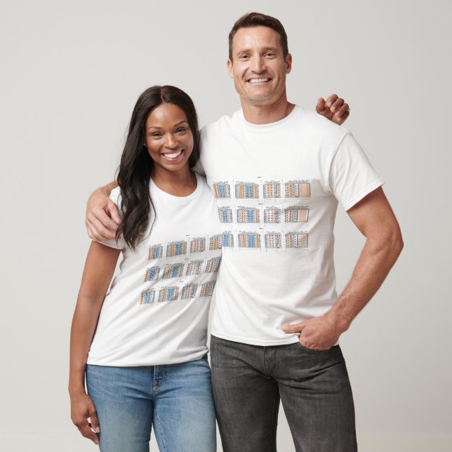 Moderner T - Shirt für Fassadengestaltung (Unisex)