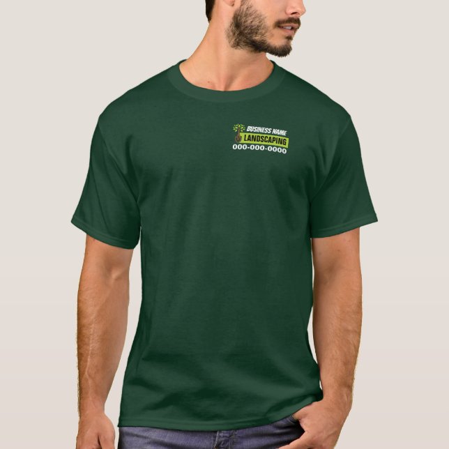 Moderner T - Shirt für Landschaften in dunklen Far (Vorderseite)