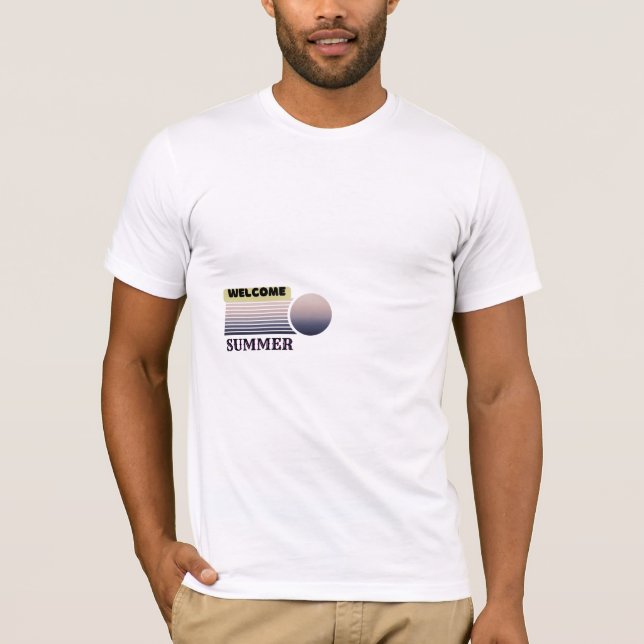 Moderner T - Shirt mit minimalistischer Grafik (Vorderseite)